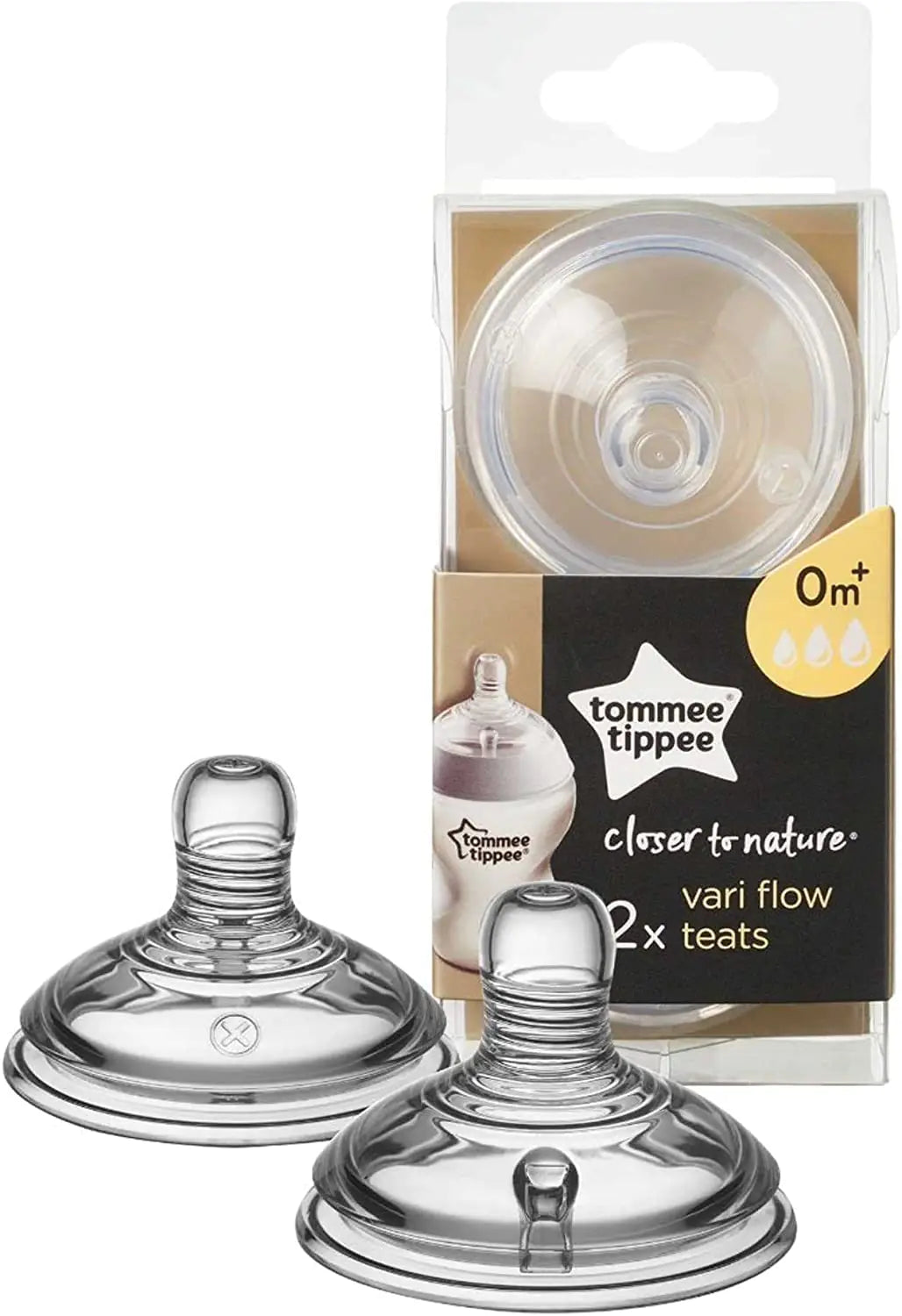 Tommee Tippee Closer to Nature Nipple Variable Flow 2 Count