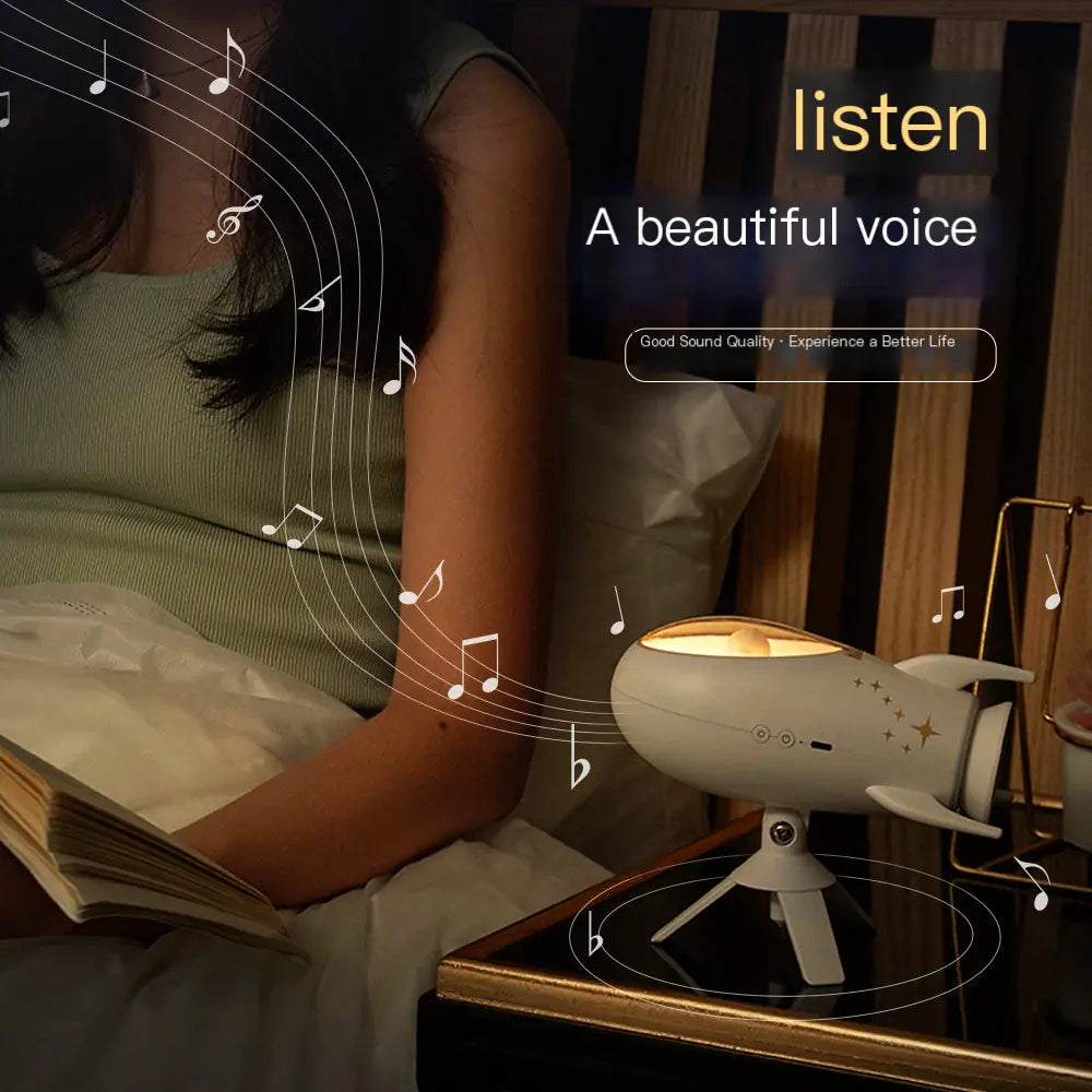 Creative Rocket Bluetooth Speaker with Night Light