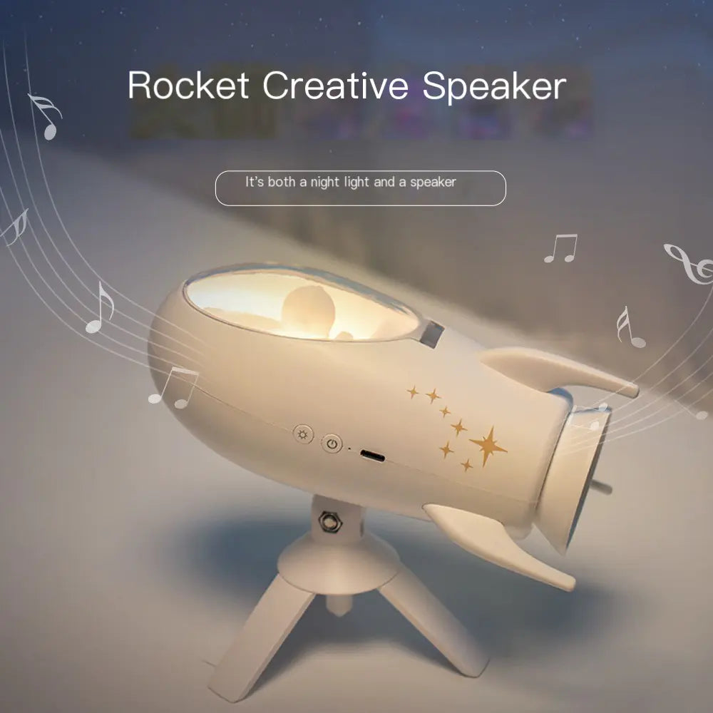 Creative Rocket Bluetooth Speaker with Night Light