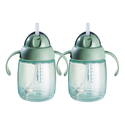 Tommee Tippee Green Superstar Weighted Straw Sippy Cup for Babies 6 months+ 10fl oz