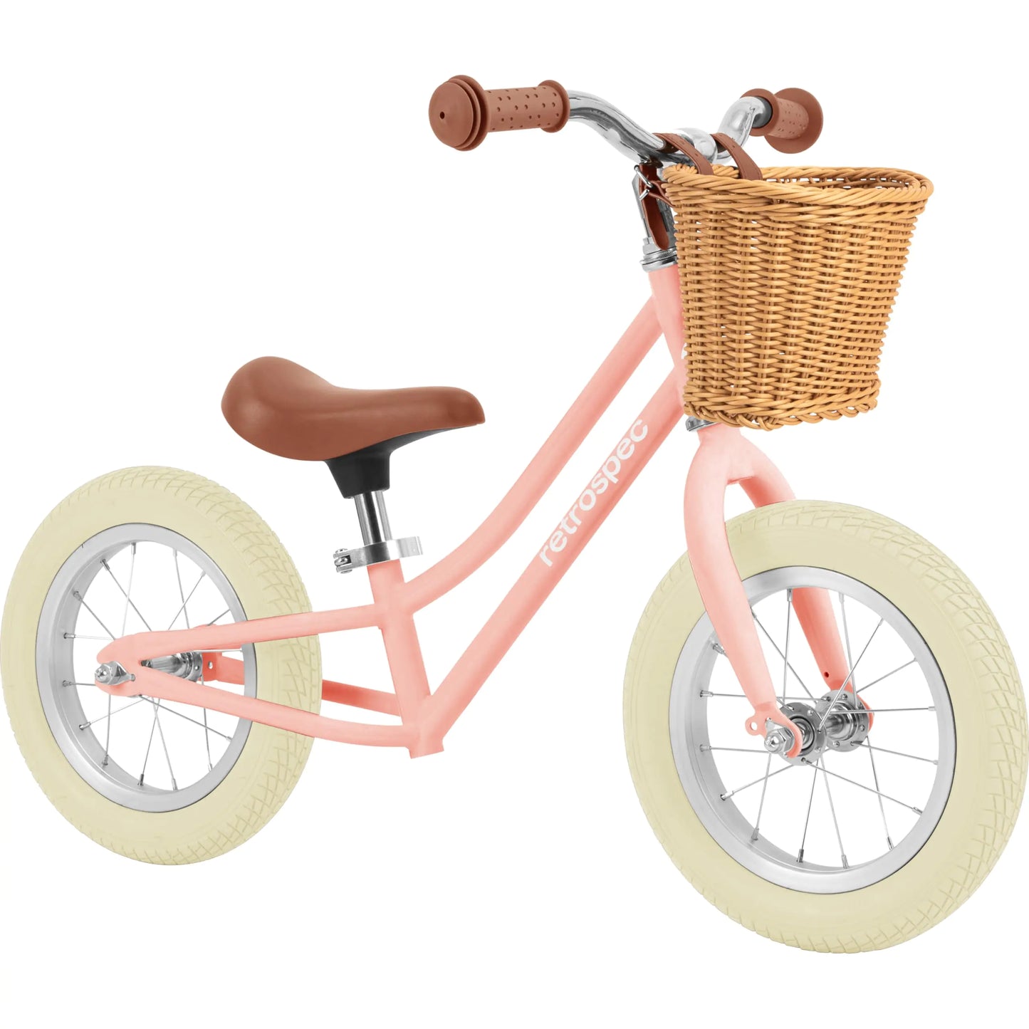 Retrospec Baby Beaumont Kids Balance Bike for Toddlers No Pedals Cushioning Air Filled Tires for Boys and Girls Ages 18 Months - 3 Years with Adjustable Seat Height