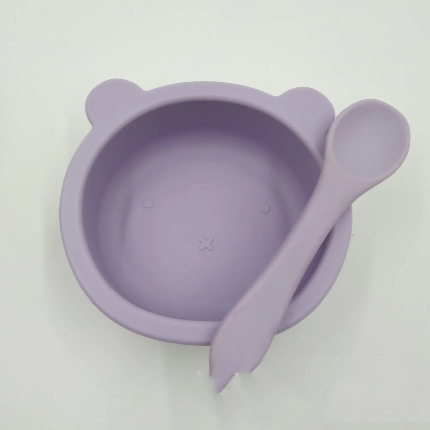 Suction Cup Anti-Fall Bear Silicone Baby Bowl for Kids