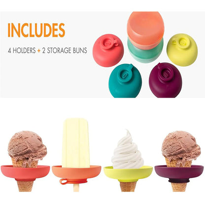 Silicone Ice Cream Holder Stand