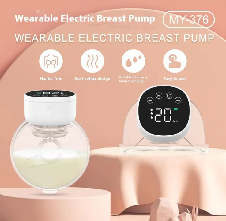 Milk Mate Smart Breast Pump - Wearable Electric Smart Invisible Anti-Backflow Breast Milk Collector