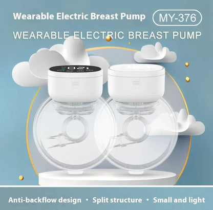 Milk Mate Smart Breast Pump - Wearable Electric Smart Invisible Anti-Backflow Breast Milk Collector