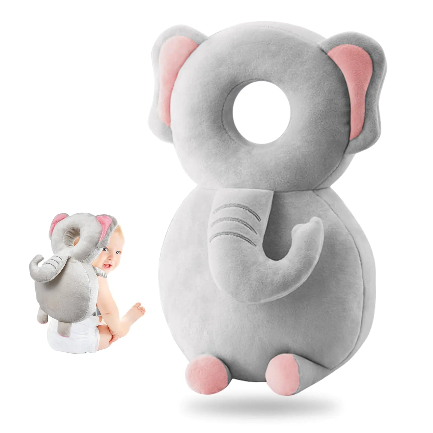 TOFFCAEA Baby Head Protector Backpack Baby Head Protection Backpack for Falling Crawling and Walking Toddler Essentials Baby Backpack Head Protection Pillow for 5-24 Months